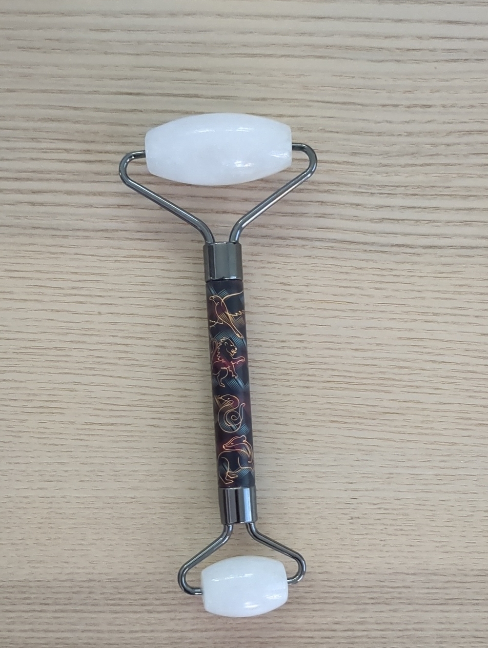 Harry Potter White Jade Facial Roller with Decorative Handle
